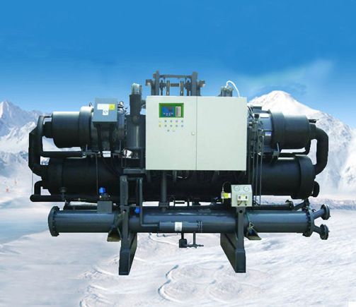 螺杆式冷水机系统设计:螺杆式冷水机组机器采用plc德国西门子